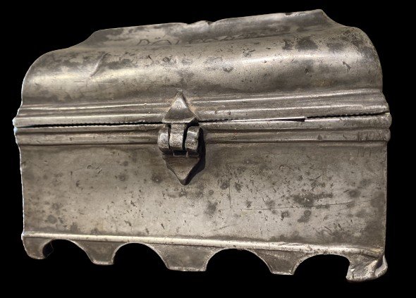 Coffret Aux Saintes Huiles En étain