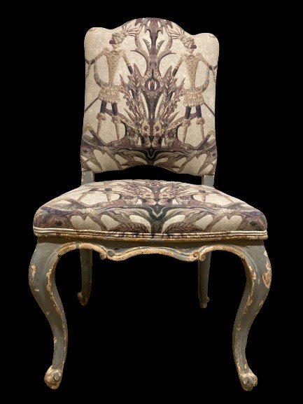 Chaise Laquée Louix XV