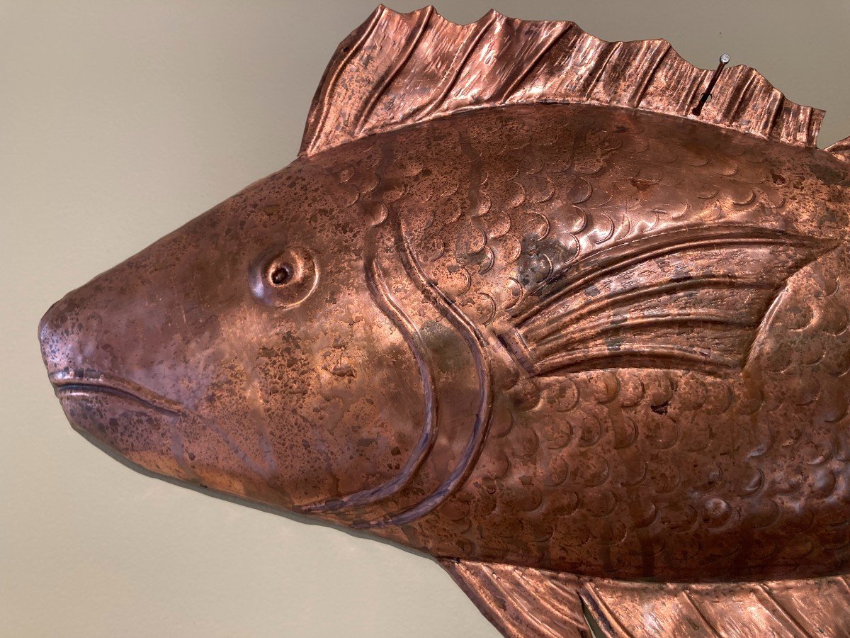 Poisson En Métal Repoussé-photo-2