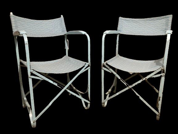 Pair Of Director Armchairs 
