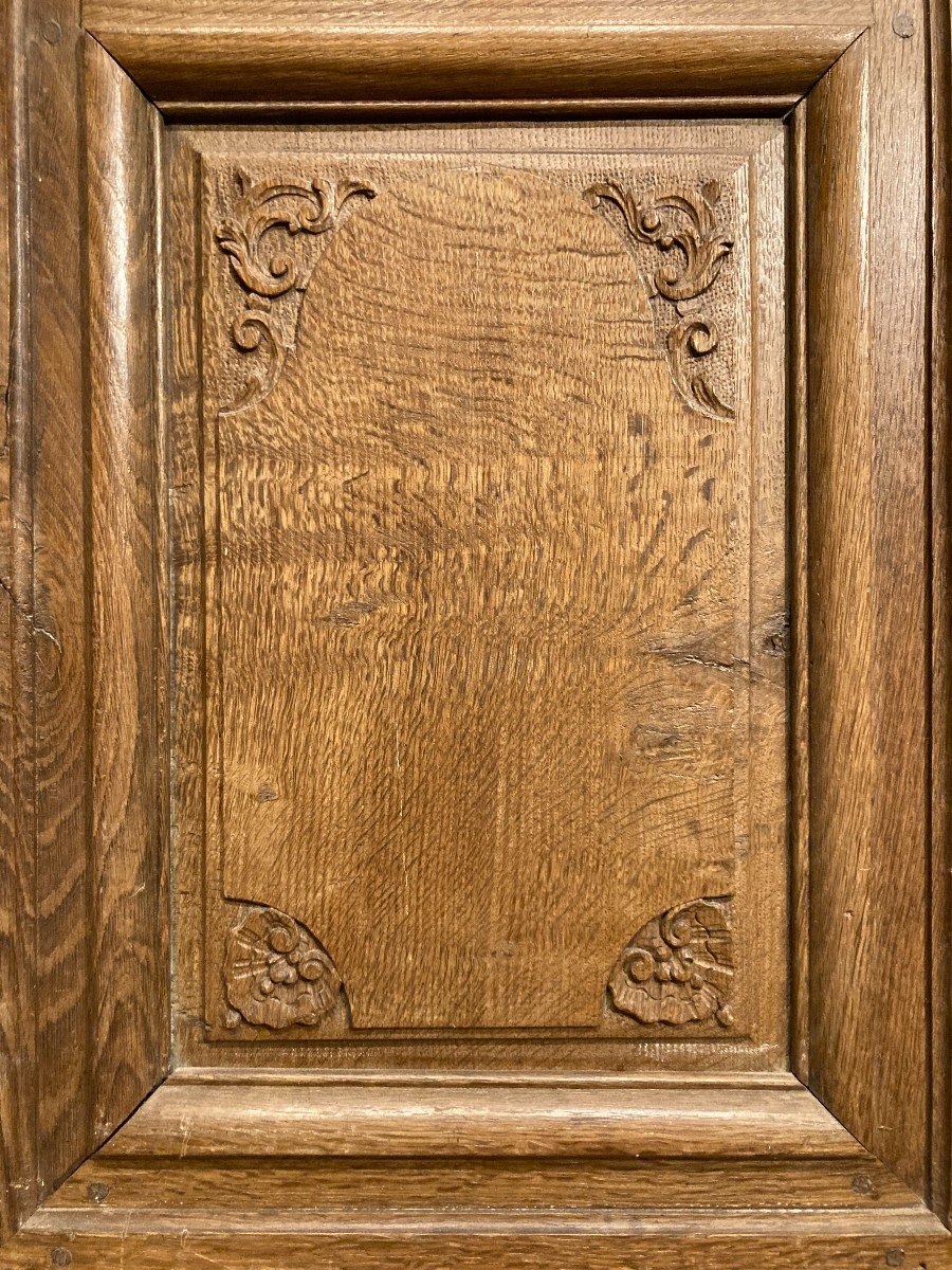 Louis XIV Period Double Cupboard Door-photo-2
