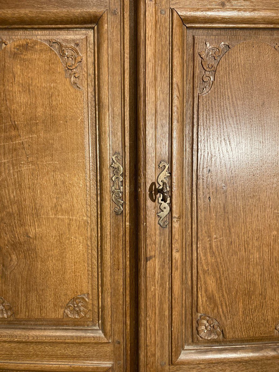 Louis XIV Period Double Cupboard Door-photo-3