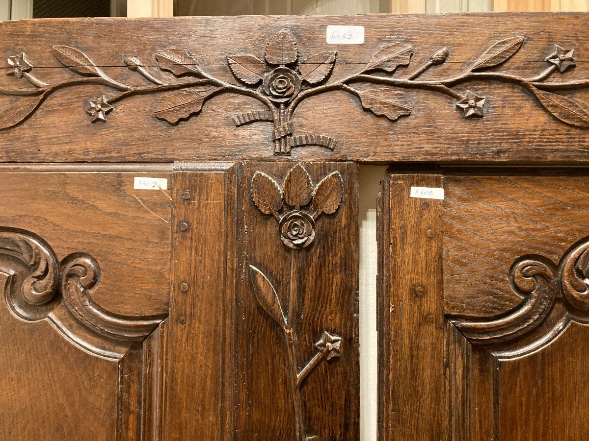 Pair Of Louis XV Cabinet Doors-photo-2