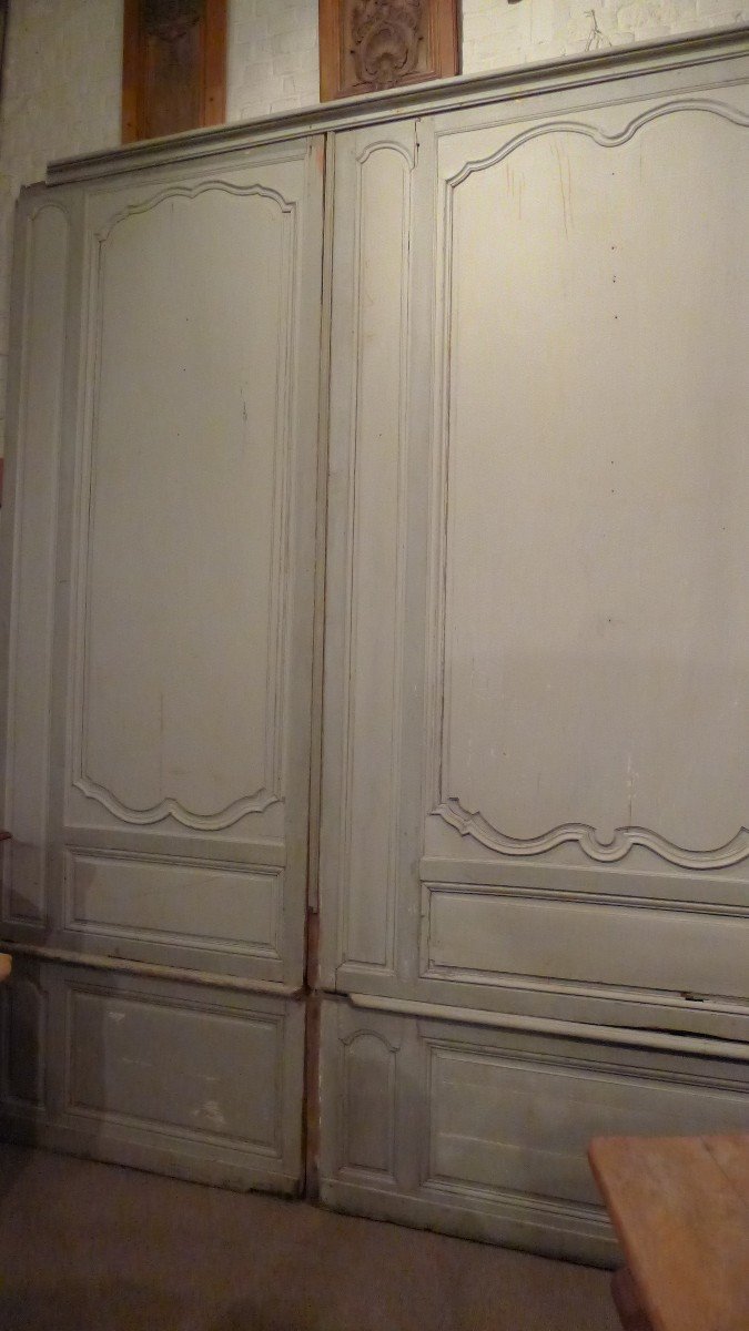 Louis XV Woodwork In Linden And Larch-photo-2
