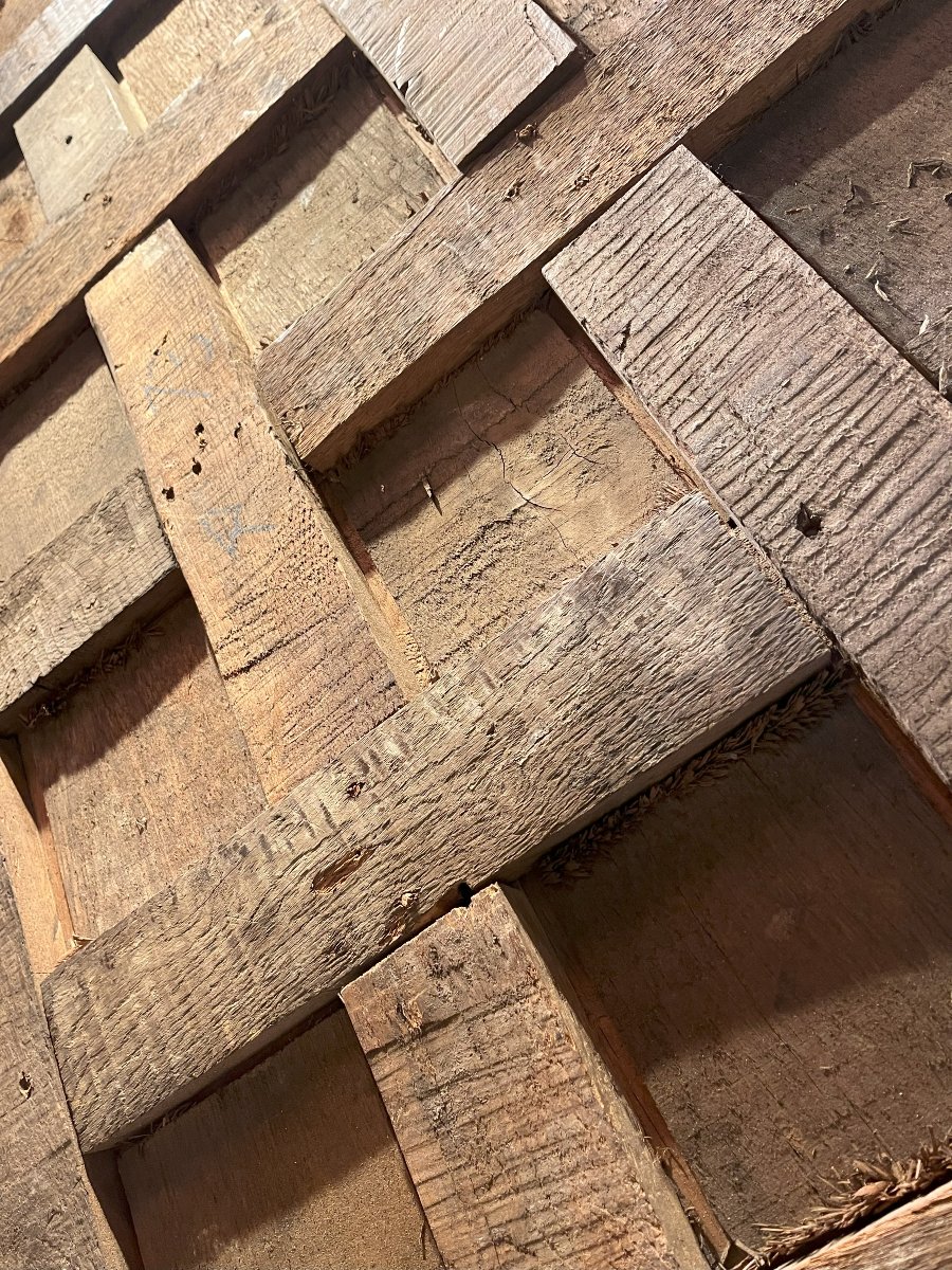 Versailles Parquet Flooring From The Late 17th / Early 18th Century, In Oak-photo-2