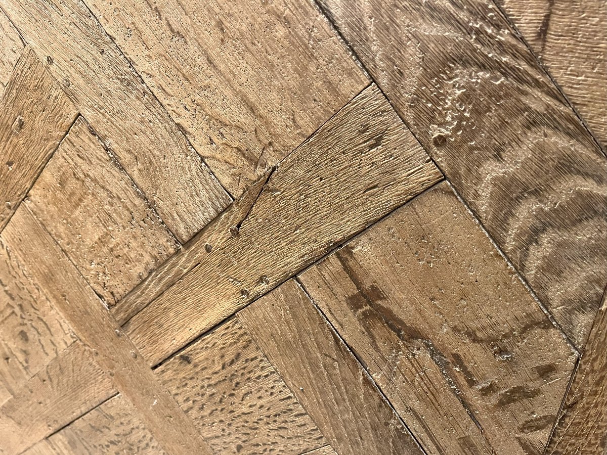 Versailles-style Parquet Flooring, From The 18th Century, In Oak-photo-4