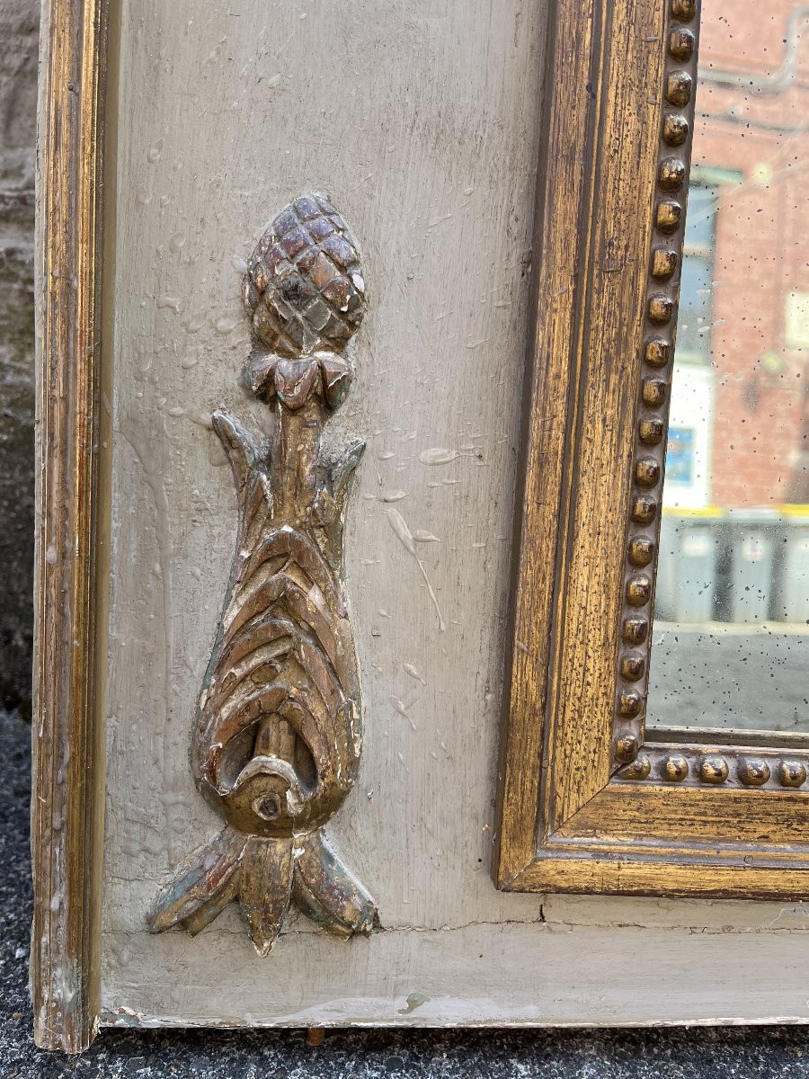 Small Trumeau From The End Of The 18th Century-photo-2