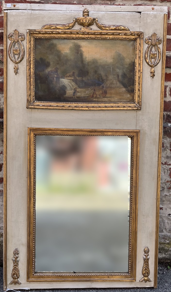 Small Trumeau From The End Of The 18th Century