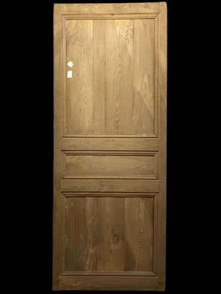 Porte simple face en châtaignier