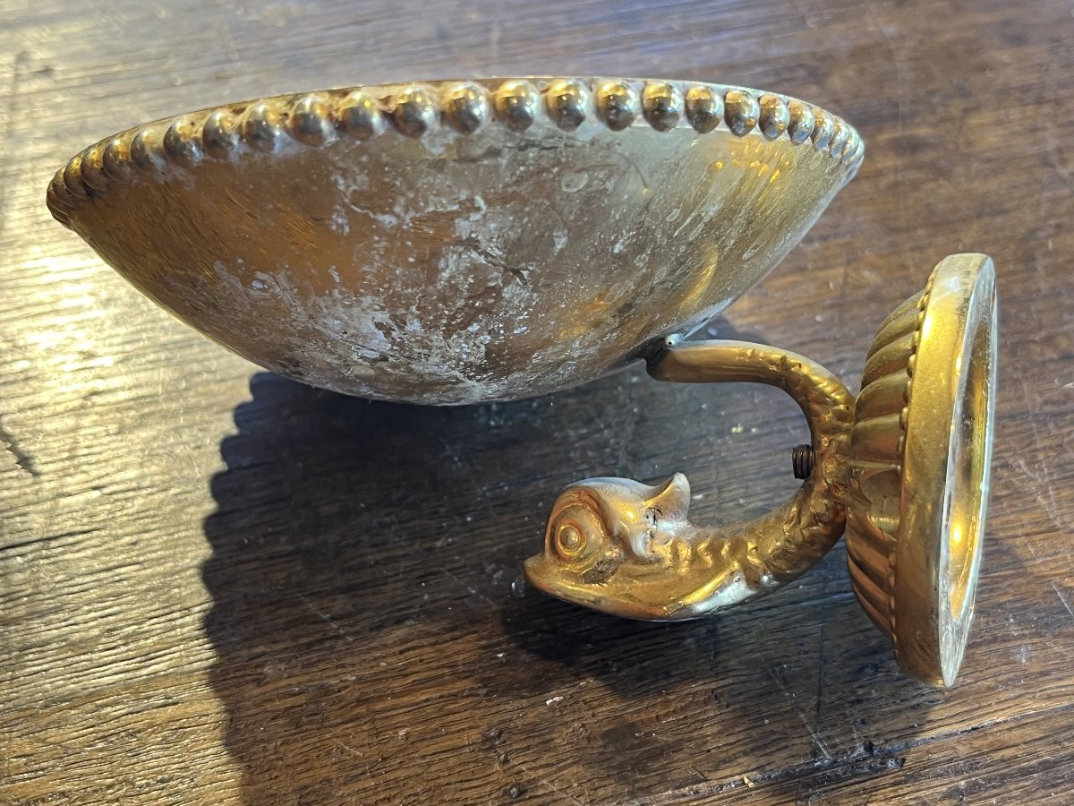 Gold Bathroom Accessories With Swan And Dolphin Figures-photo-3