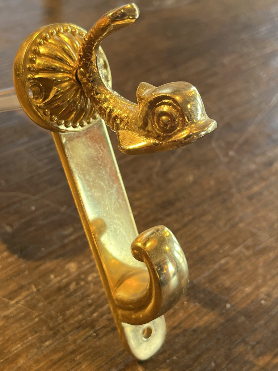 Gold Bathroom Accessories With Swan And Dolphin Figures-photo-4