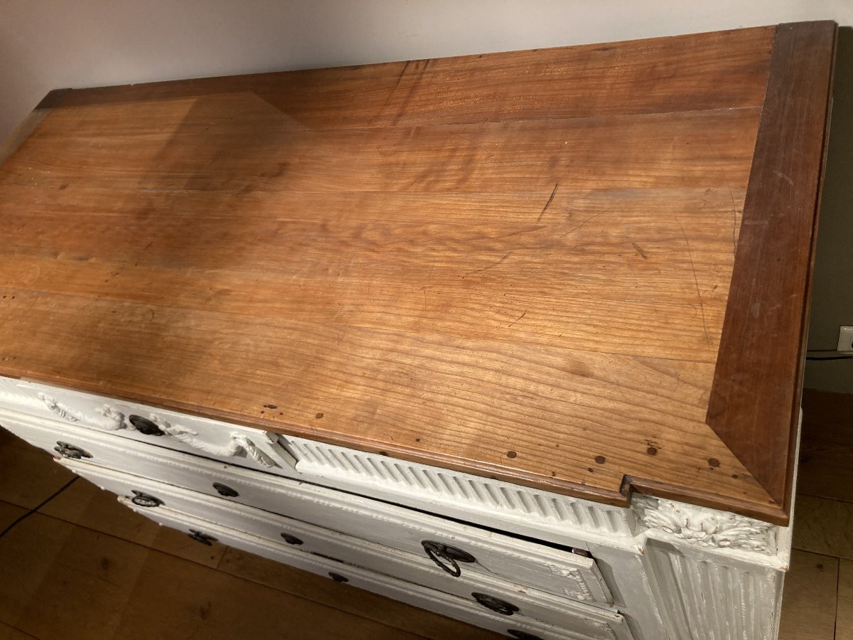 Louis XVI Style Chest Of Drawers-photo-2