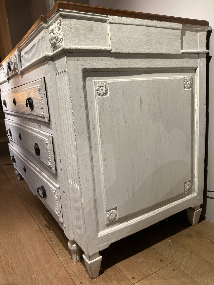 Louis XVI Style Chest Of Drawers-photo-3
