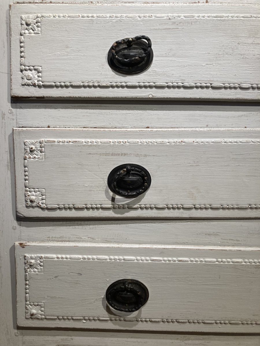 Louis XVI Style Chest Of Drawers-photo-4