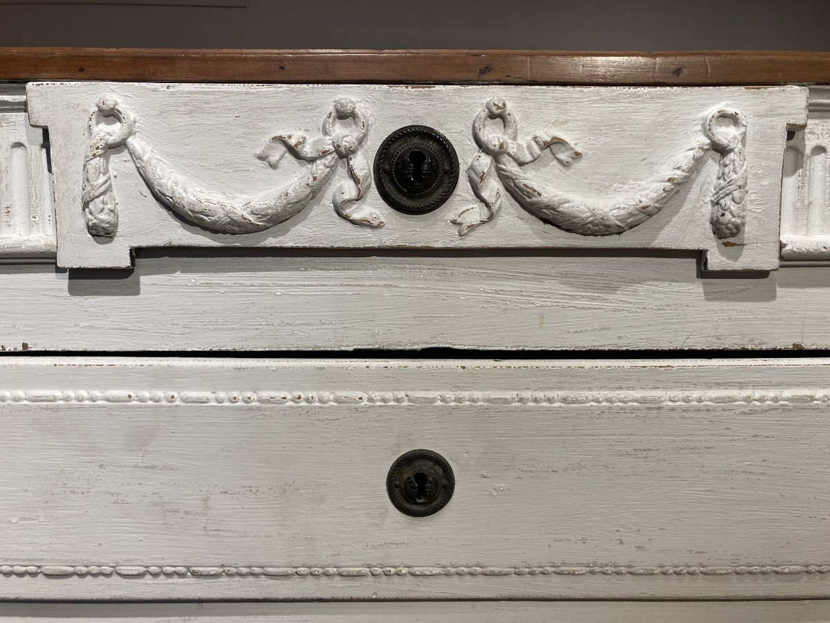 Louis XVI Style Chest Of Drawers-photo-2