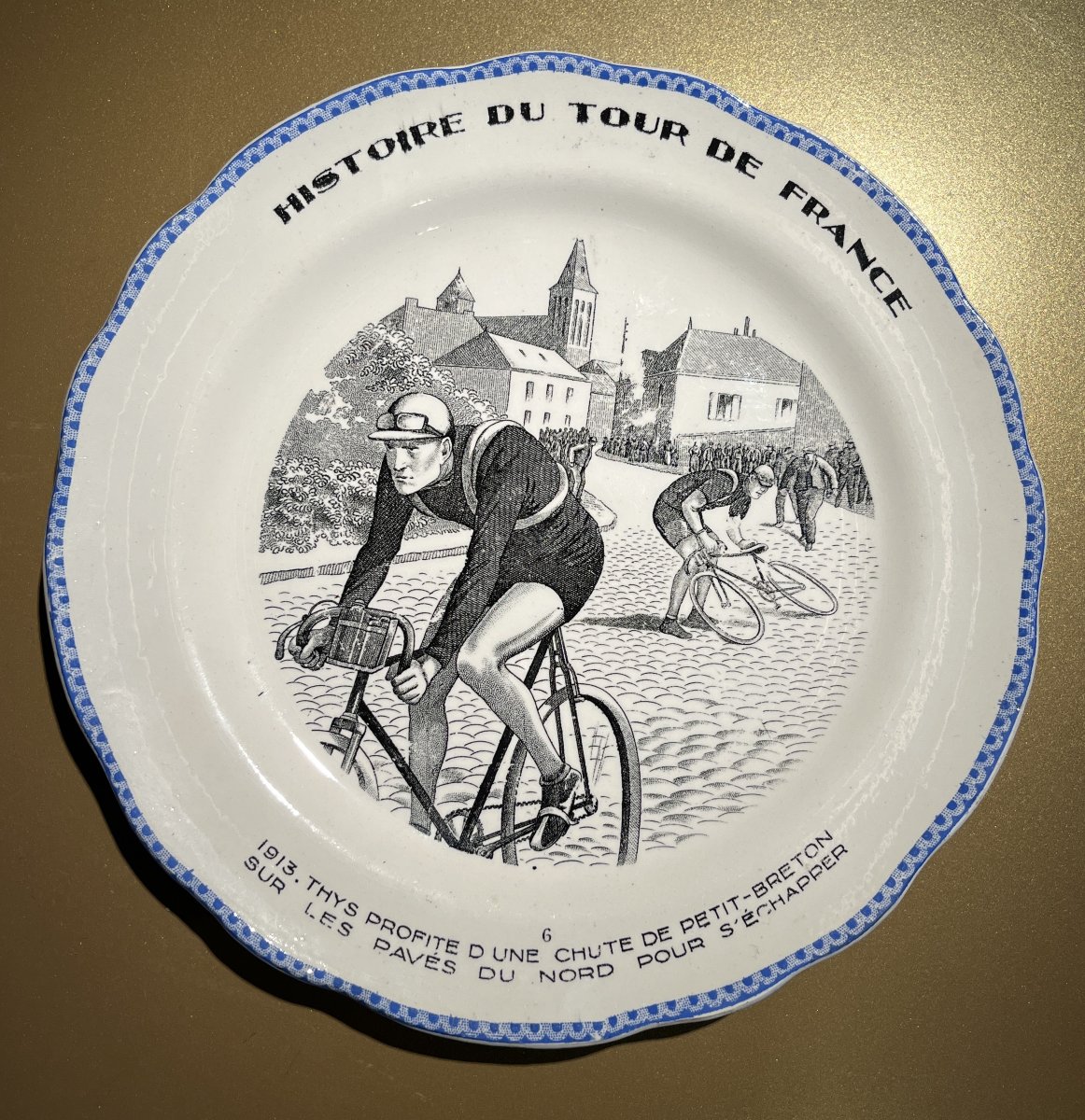 Lot de 11 assiettes Tour de France-photo-3
