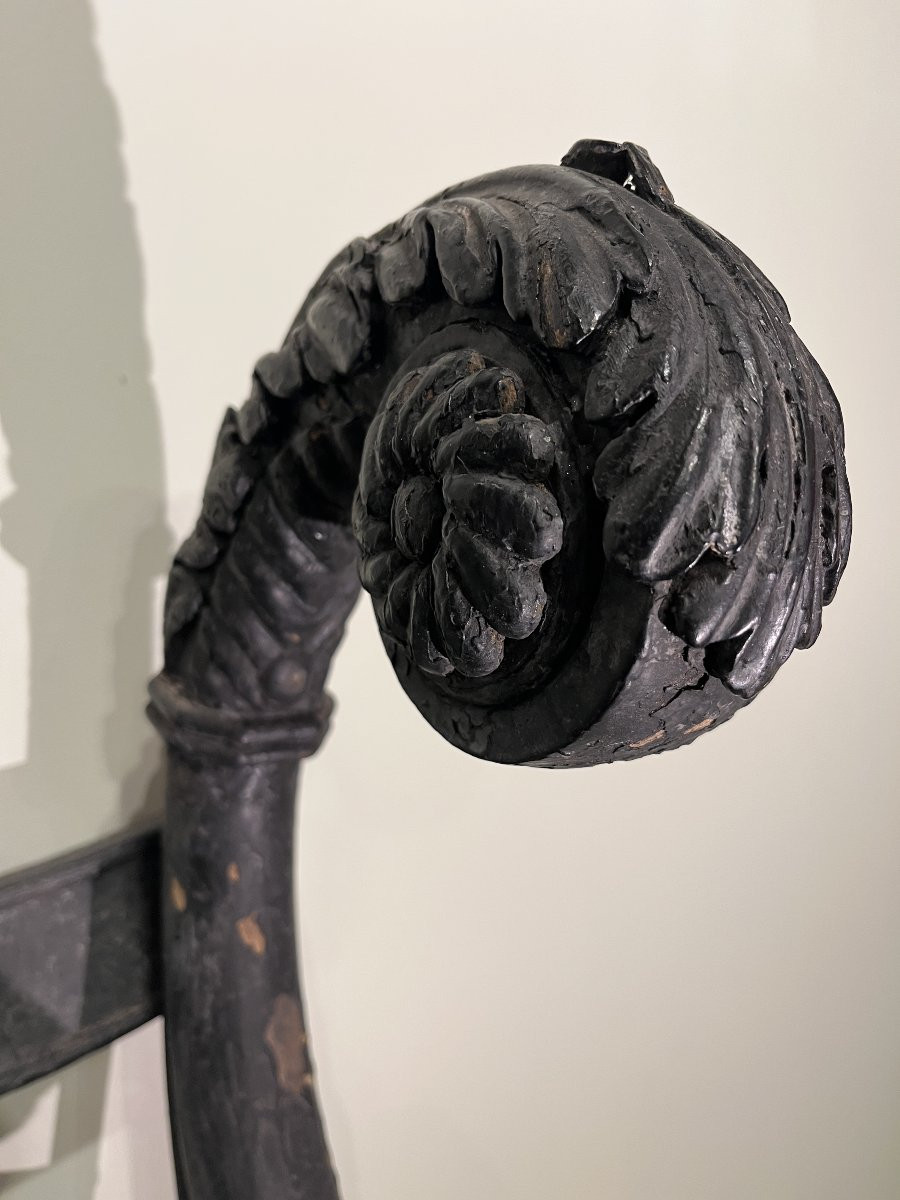 Wooden And Cast Iron Bench-photo-1