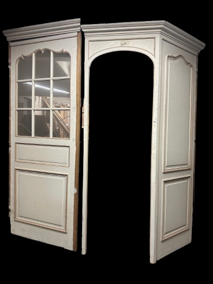 Corner Cupboard Front, Louis XV Style
