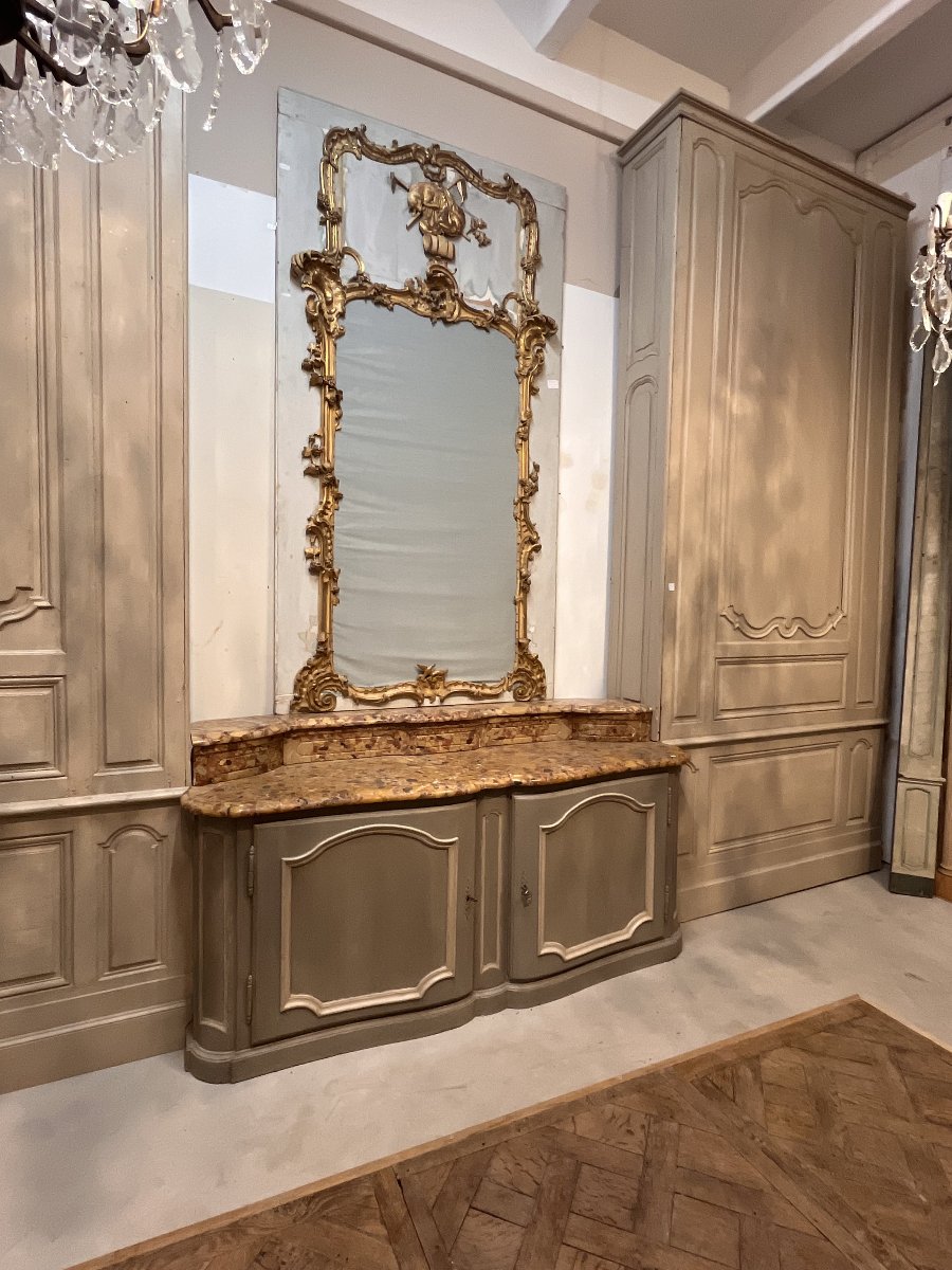 Louis XV Curved Buffet-photo-2