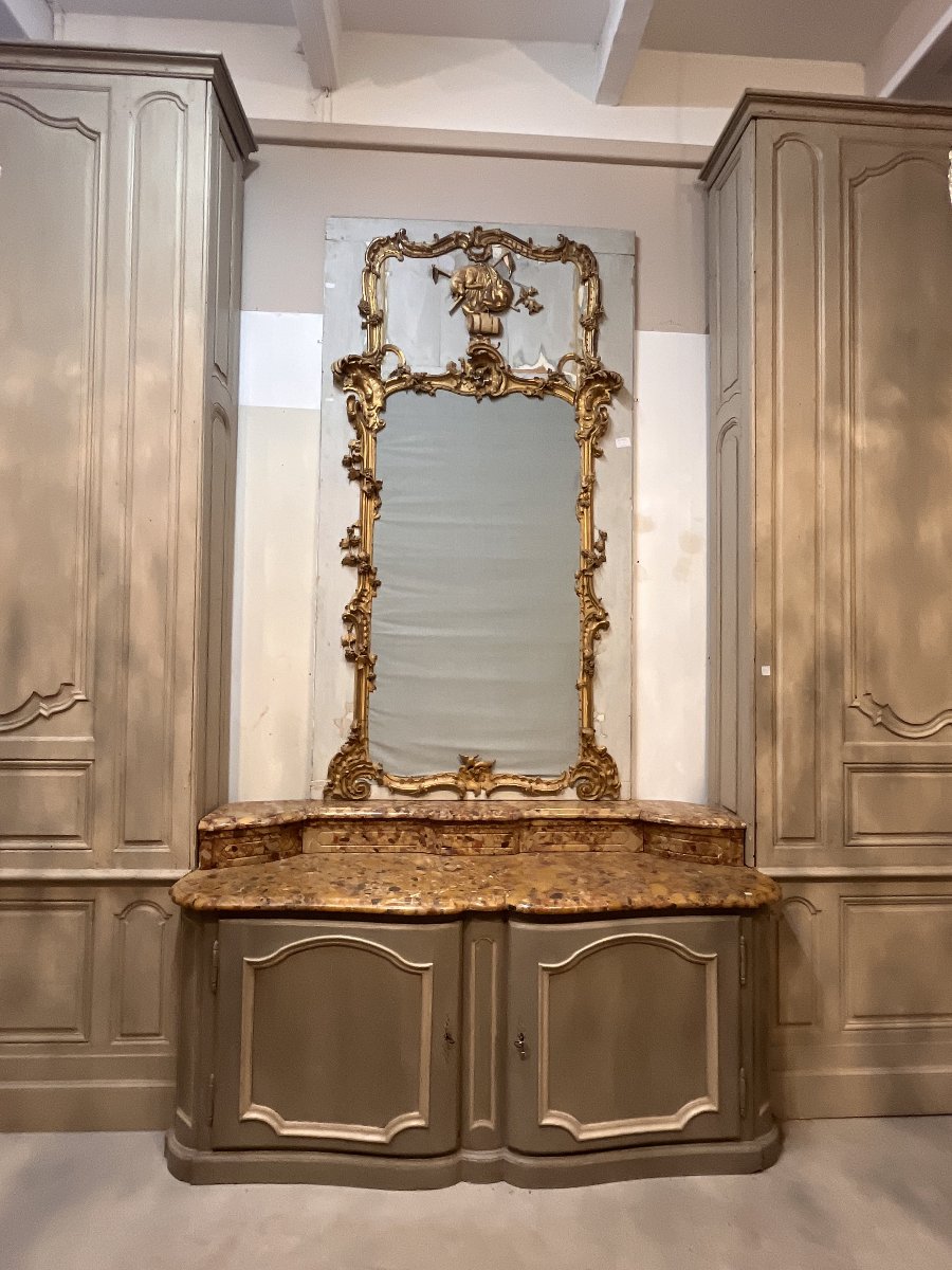 Louis XV Curved Buffet-photo-3
