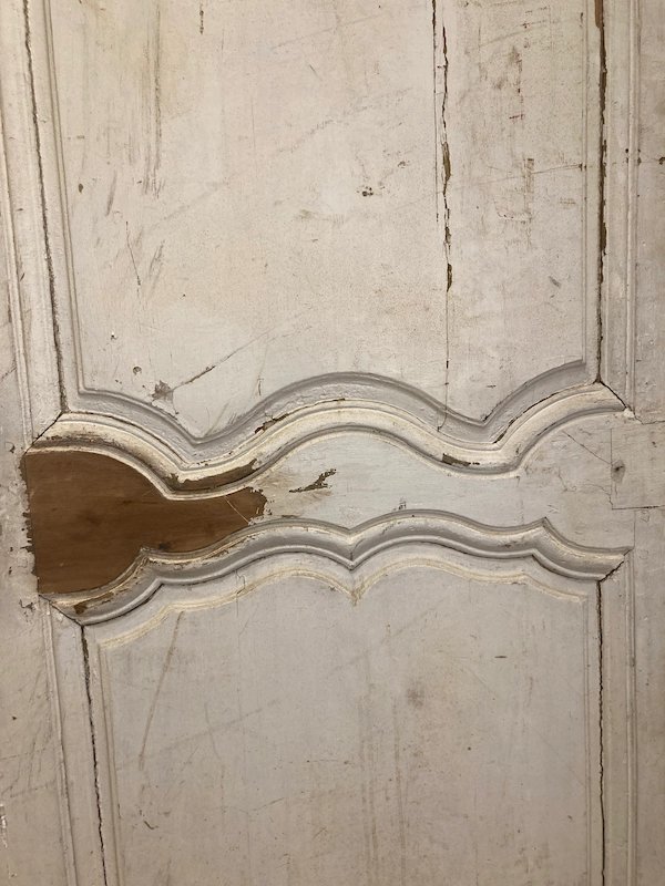 Porte simple face Louis XV-photo-2