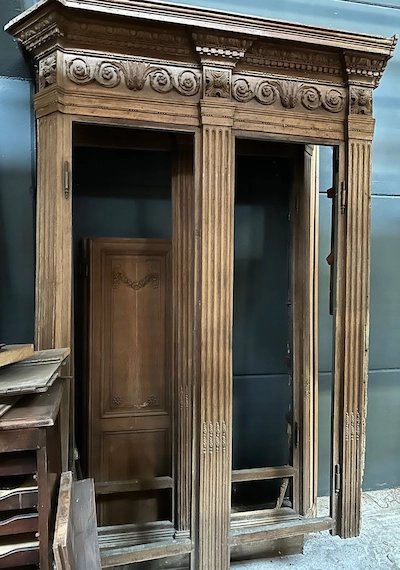 Paire de bibliothèque Louis XVI-photo-3
