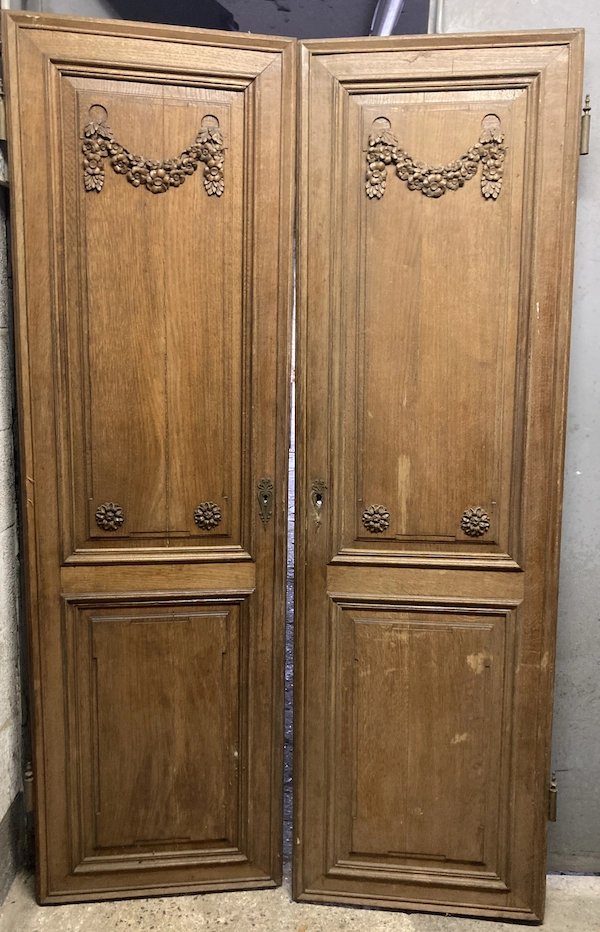 Paire de bibliothèque Louis XVI-photo-4