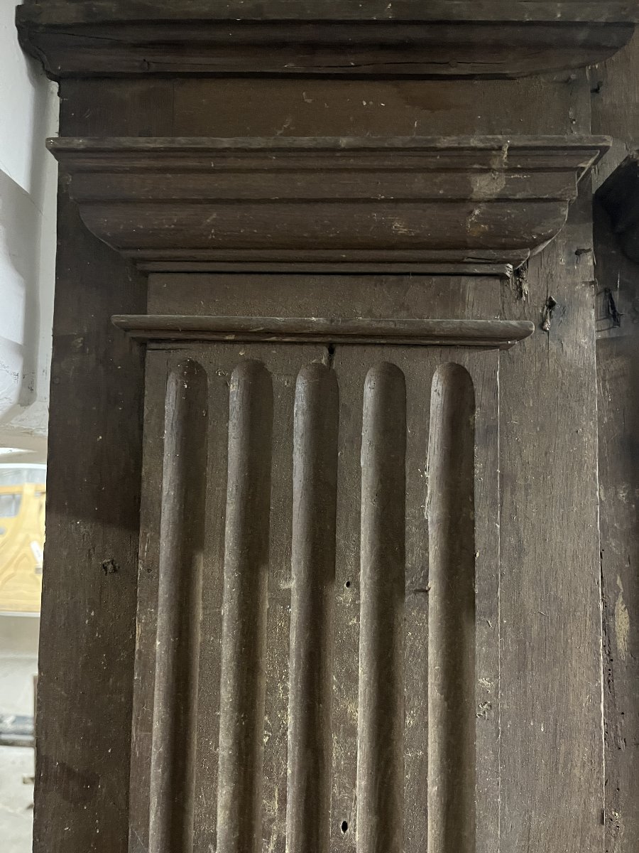 Colonnes en châtaignier Louis XVI-photo-3