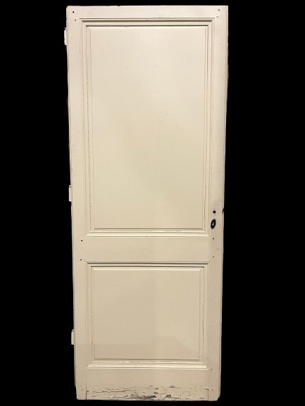 Traditional Double-sided Door With A Flat Panel-photo-2