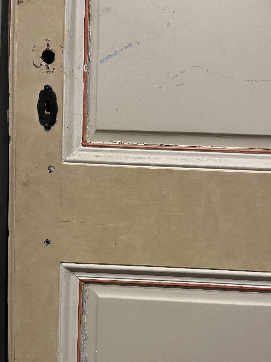 Traditional Double-sided Door With A Flat Panel-photo-3