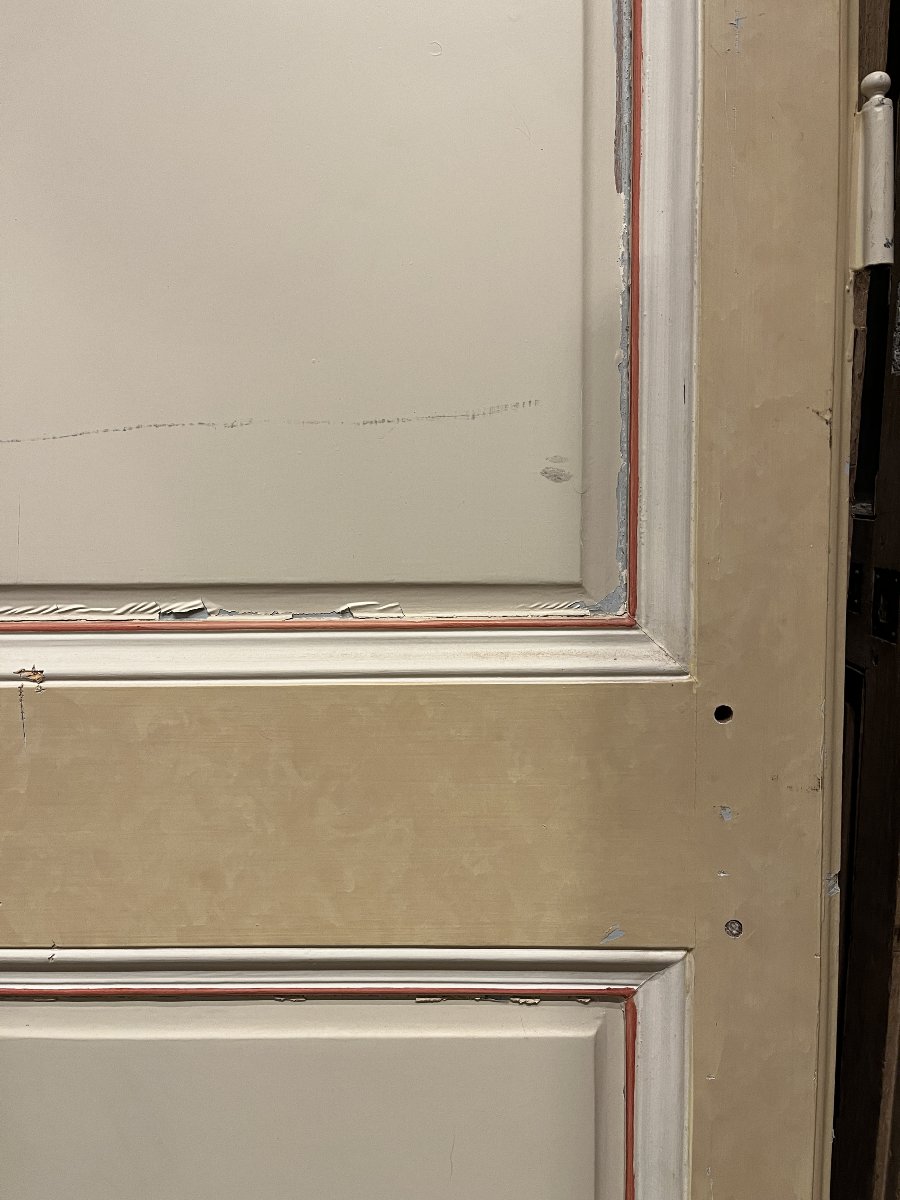 Traditional Double-sided Door With A Flat Panel-photo-1