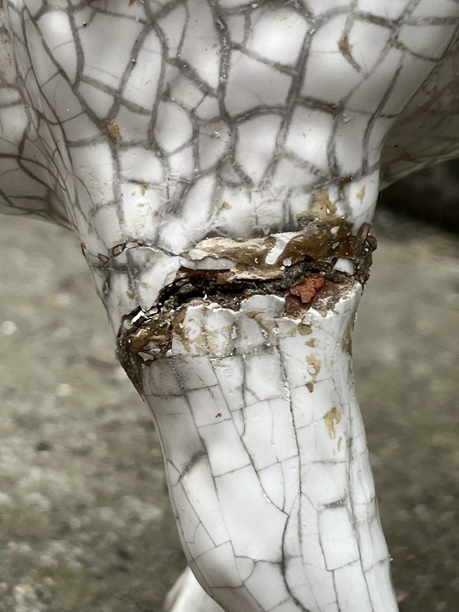 Terre cuite émaillée représentant un mouton-photo-4