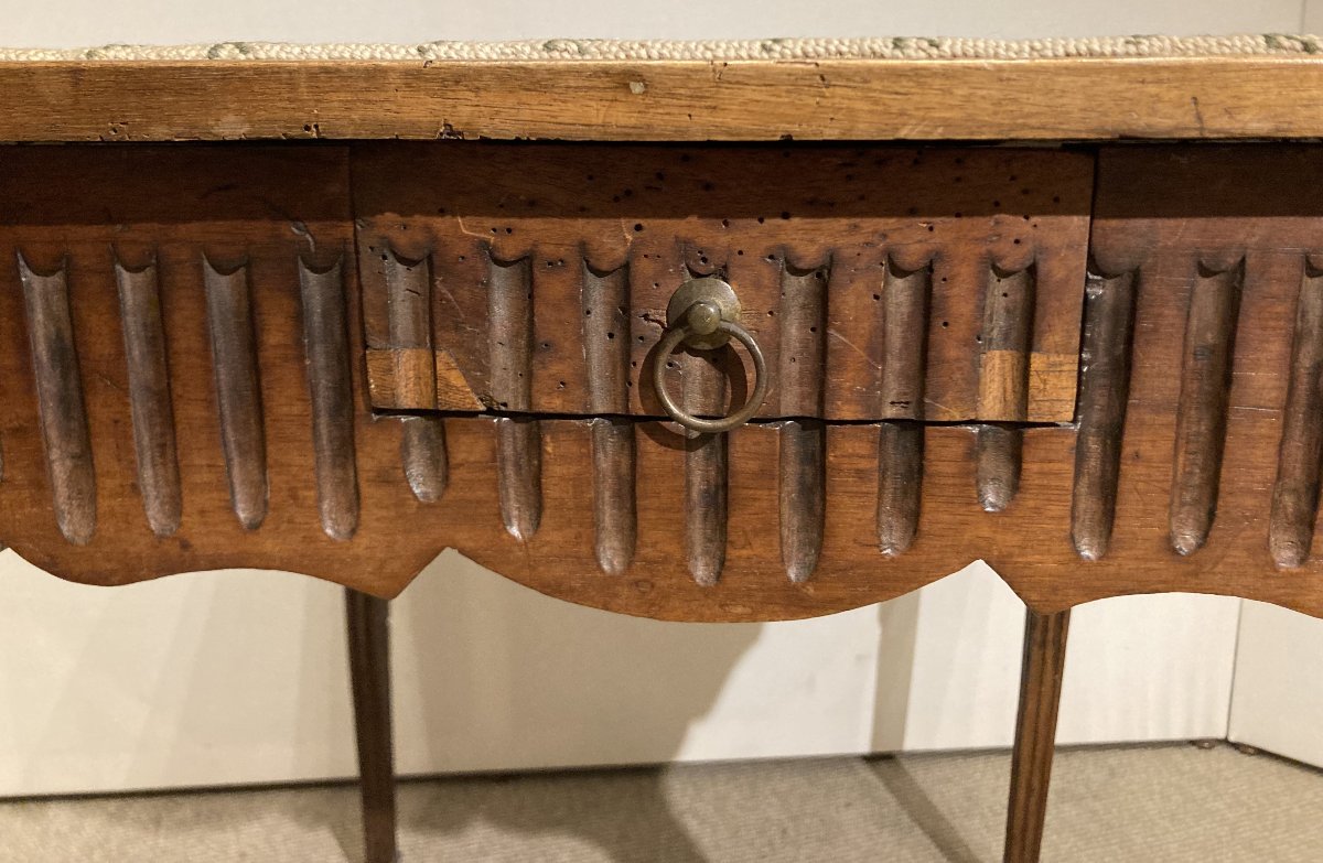 Petite table de jeux de style Louis XVI-photo-4