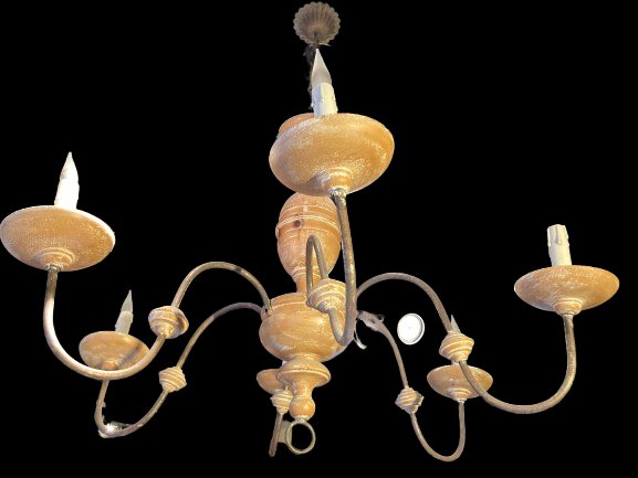 Wood And Larch Chandelier