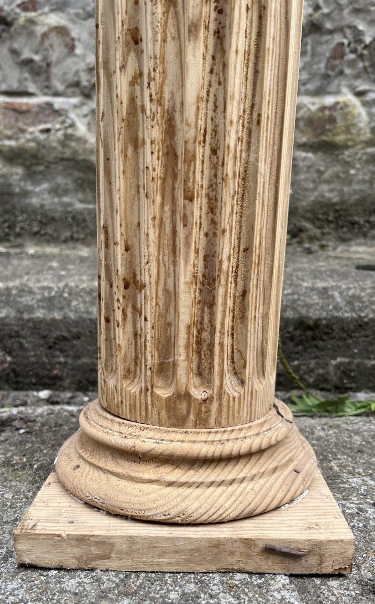 Paire de colonnes Louis XVI-photo-4