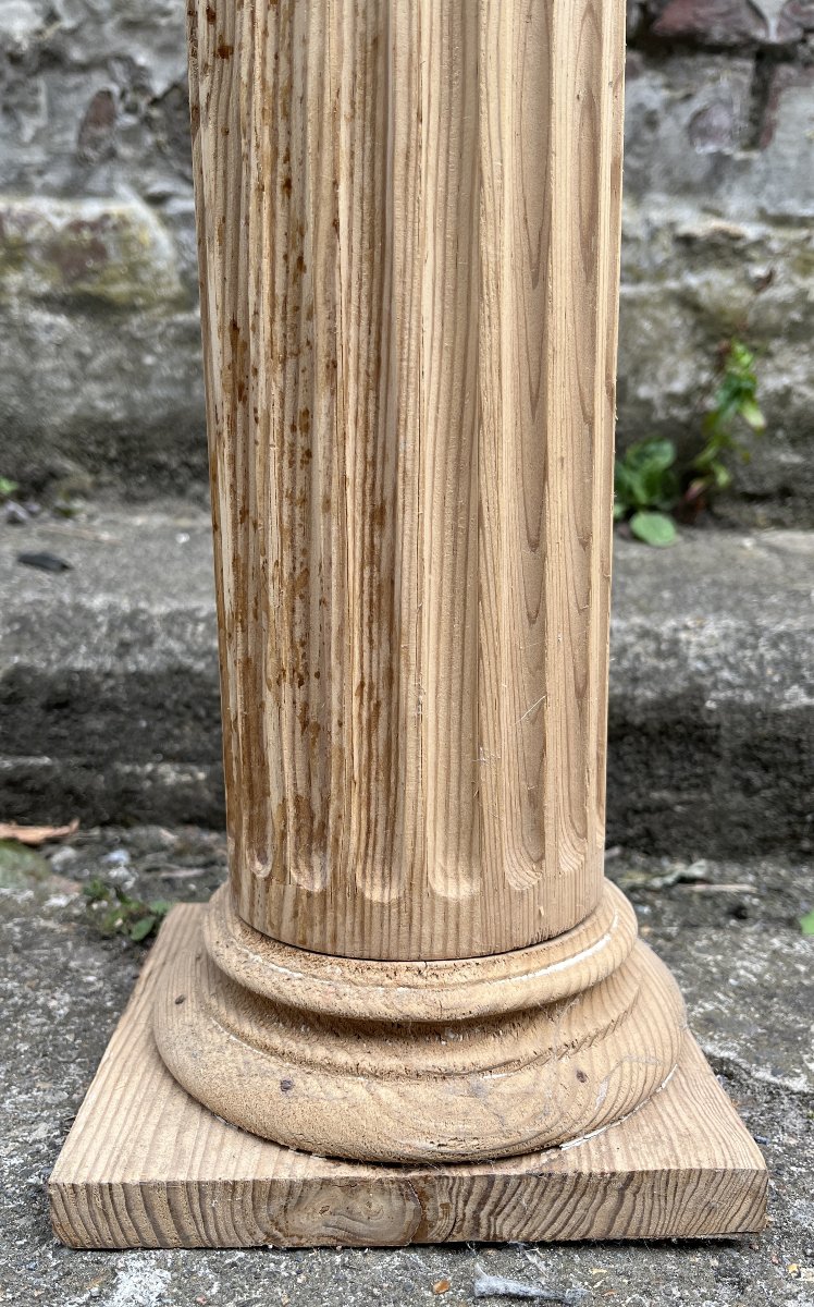 Paire de colonnes Louis XVI-photo-2