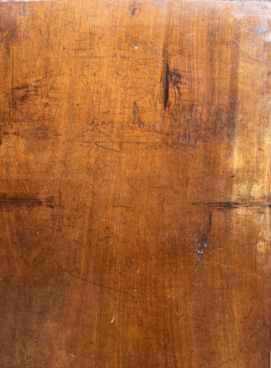 Antique Wooden Tray In A Walnut Shade-photo-3