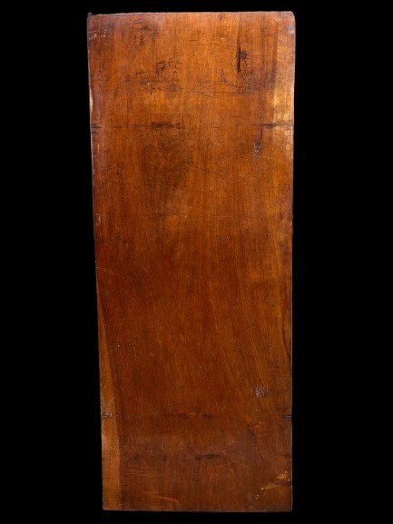 Antique Wooden Tray In A Walnut Shade