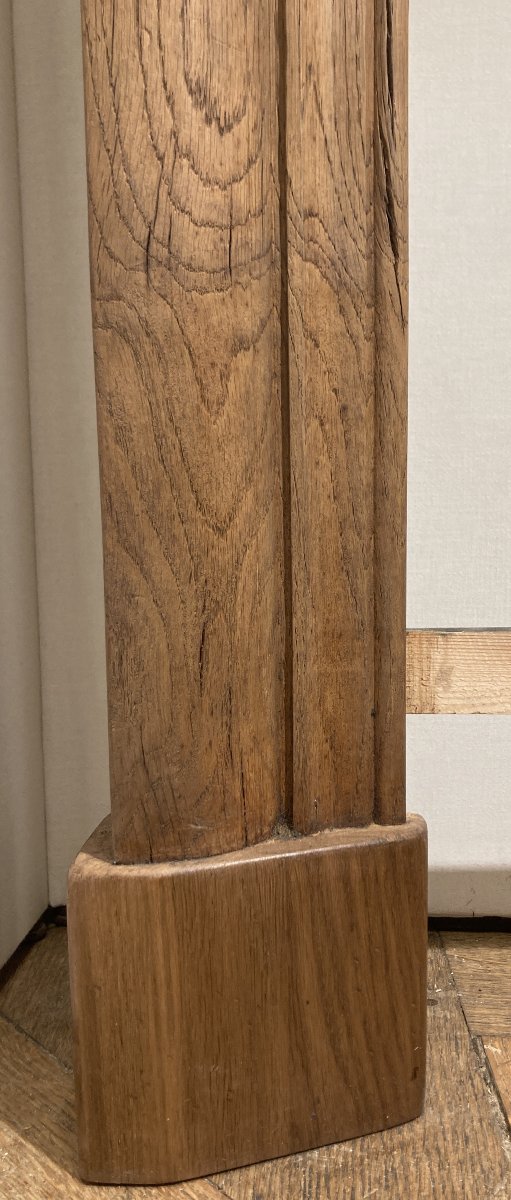 Louis XIV-style Oak Fireplace-photo-3