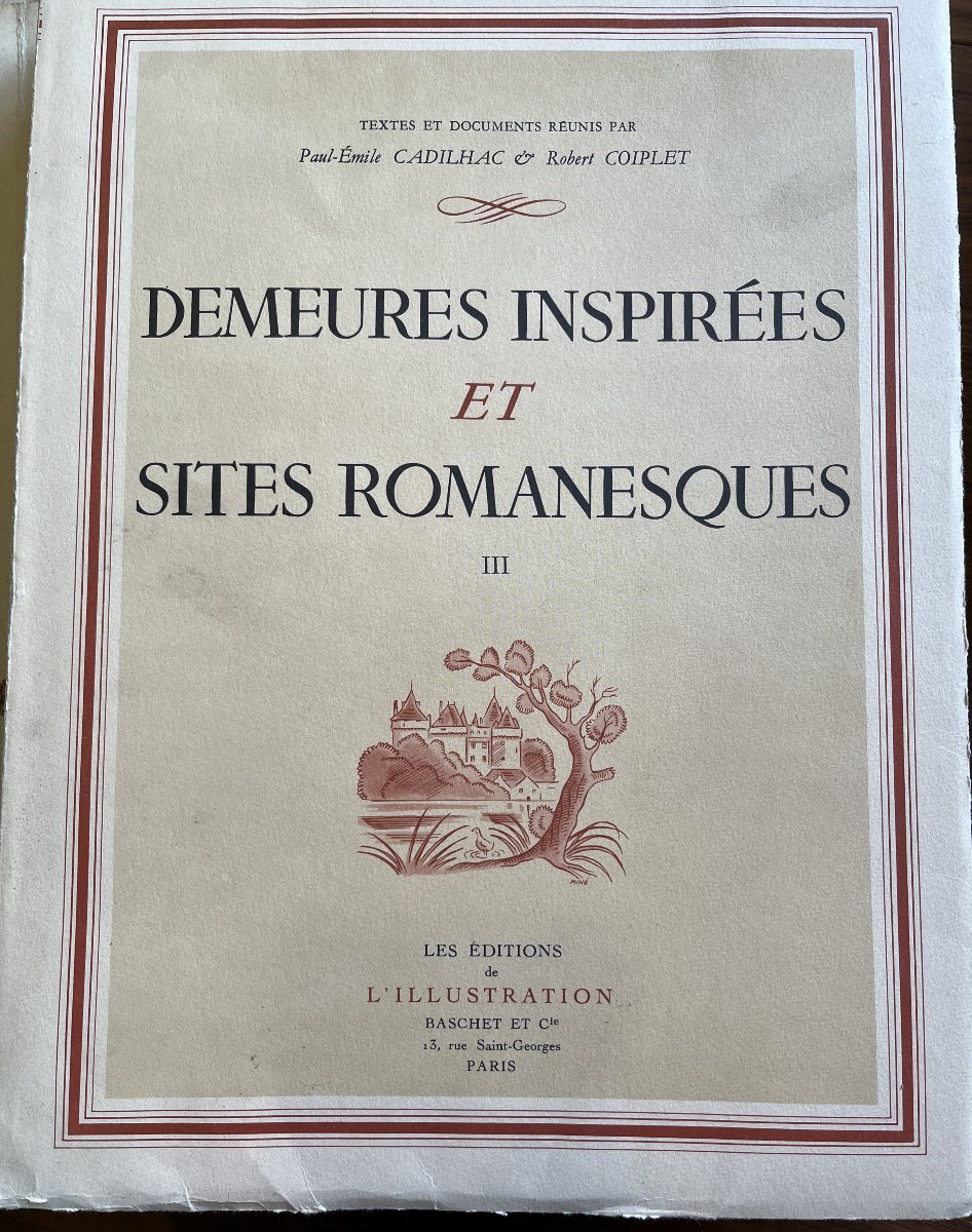 Livres - 4 tomes "demeures inspirées et sites romanesques"-photo-5
