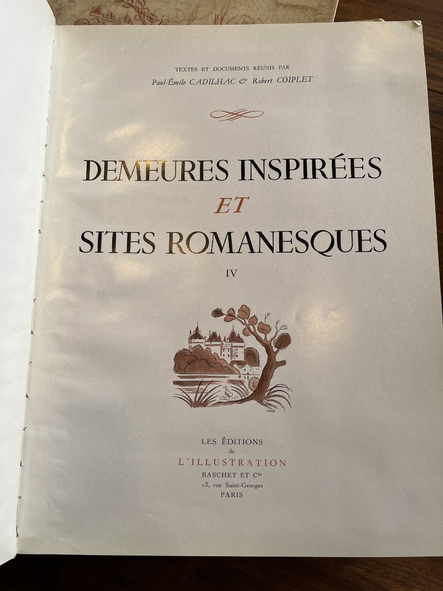 Livres - 4 tomes "demeures inspirées et sites romanesques"-photo-6