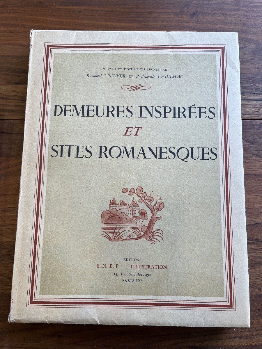 Livres - 4 tomes "demeures inspirées et sites romanesques"