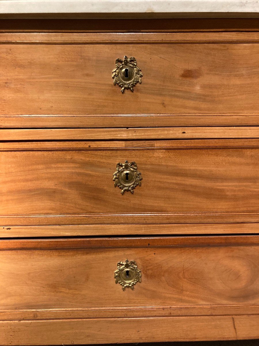 Commode-pantalonnière Louis XVI de L.Aubry-photo-1