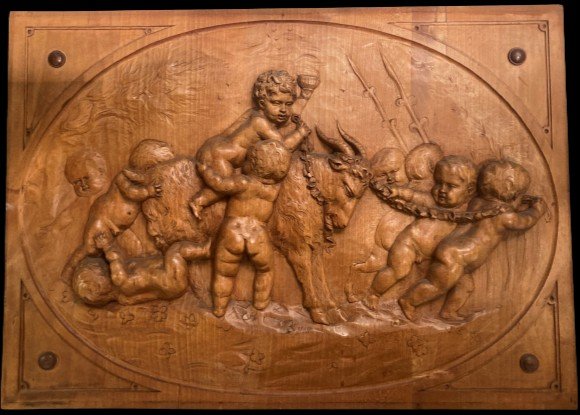 Panneau de boiserie sculpté XIXème