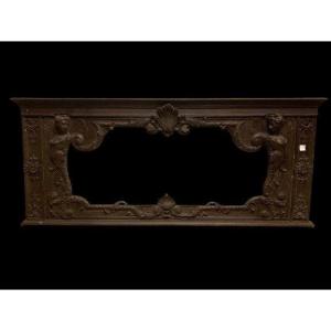 Carved Oak Woodwork Transom Panel