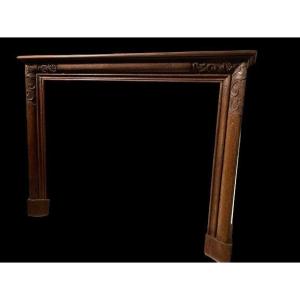 Louis XIV Oak Fireplace