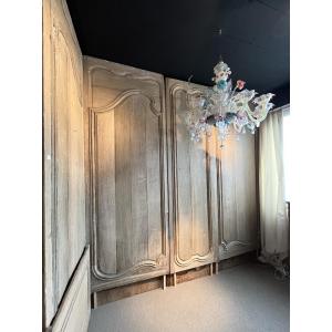 Louis XV Scalloped Wood Panels