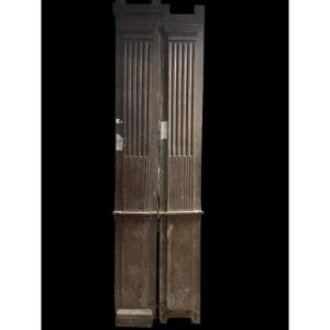 Louis XVI-style Chestnut Columns