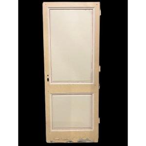 Traditional Double-sided Door With A Flat Panel
