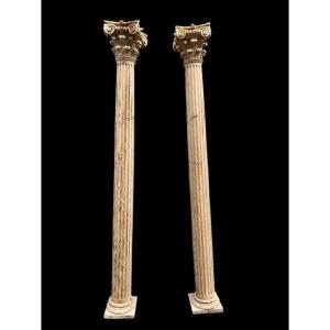 Pair Of Louis XVI Columns